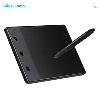OF Huion H420 4x2.23 pulgadas Professional Graphics Drawing Tablet Signature Pad Board con 3 teclas de acceso directo 2048 niveles presión Compatible con Windows 7/8/10 & Mac OS para dibujar enseñanza firma curso en línea
