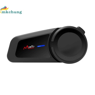 M2 1000m Casco De Motocicleta Bluetooth compatible Con Auriculares Intercomunicadores Para Teléfono De Radio De 2 Vías