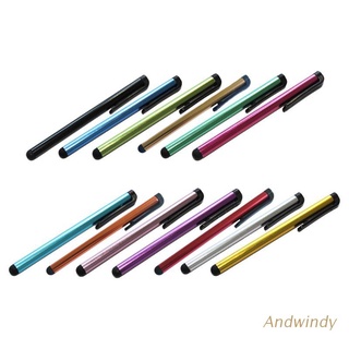 AND Clip Design Universal Soft Head For Phone Tablet Durable Stylus Pen Capacitive Pencil Touch Screen Pen
