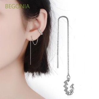 Begonia 1 pieza De joyería/anillo De diamantes blanco Para mujer con circonita Para compromiso/boda