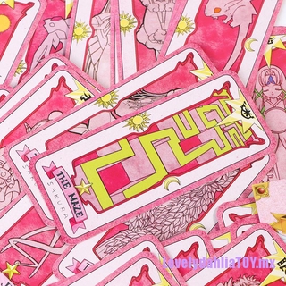*[lovely]1Set Anime Cardcaptor Sakura Card Cosplay Prop Card Captor Sakura Cards Tarot (3)