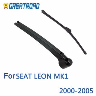 Limpiaparabrisas 11" Kit de limpiaparabrisas trasero y brazo compatible con SEAT LEON MK1 2000 - 2005 parabrisas ventana trasera