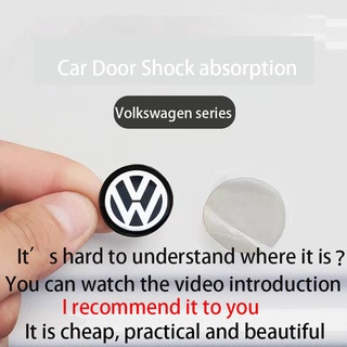 16 piezas de pegatinas de coche para amortiguador de puerta de coche para Volkswagen VW Polo golf R line Vento Passat Tiguan GTI CC Scirocco 5.0 automotive