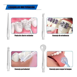 Lrrigadores Bucales Dental Portable Charging + 3 Puntas Chorro (9)
