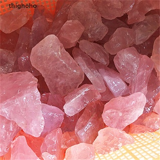 thighoho 1pc natural rosa fluorita cuarzo cristal piedras ásperas pulidas grava espécimen mx