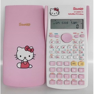 Hello Kitty rosa linda calculadora científica (7)