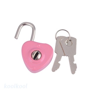 Kool Mini candados cerradura de llave con llave de equipaje cerradura para bolsa de cremallera mochila bolso cajón gabinete /Tiny Craft diario/juguete/caja