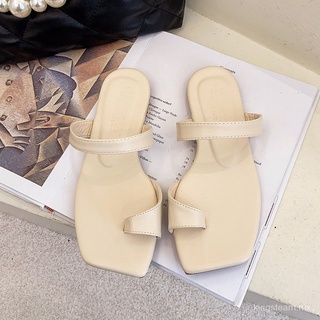 [24 horas de envío]sandalias de mujer de alta calidad diseño creativo zapatillas planas casual zapatos de playa listo stock