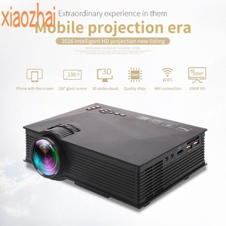 x Nuevo Mini Proyector Portátil UC68 LED Hogar micro UC68 + 1080P HD Mejor Que UC46 Soporte Miracast Airplay xiaozhai