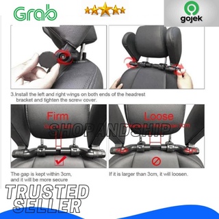 Almohadas de coche - reposacabezas almohadas para el cuello de la cabeza de apoyo para el asiento del coche almohadas de viaje - almohadas de coche. (1)