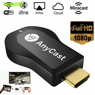[Nicegirlbi] 4K AnyCast M2 Plus WiFi Display Dongle HDMI Media Player Streamer TV Cast Stick