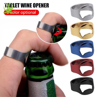 22MM Destapador De botellas De Metal con anillo De Dedo Para Bar/cerveza/Abridor De botellas (1)