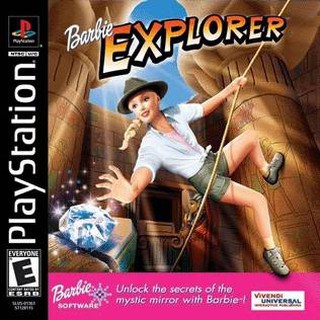 Psx PS1 Barbie Explorer Cassette Cd