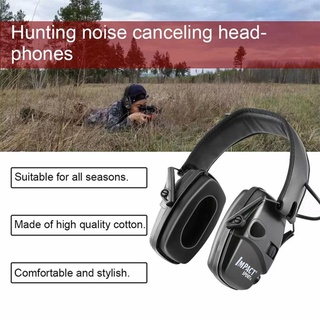 Orejeras de disparo electrónico de disparo de oído de protección de oído táctico auricular