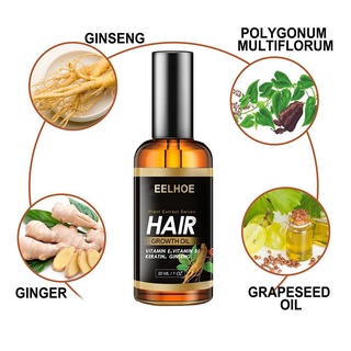 natural planta crecimiento del cabello suero jengibre crecimiento del cabello líquido anti pérdida de cabello suero crecimiento del cabello esencia aceite (6)