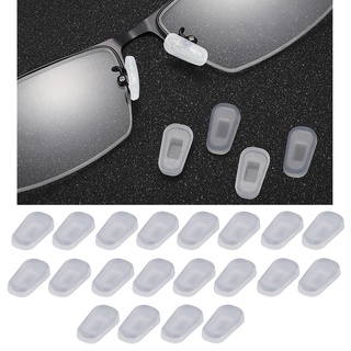 [listo stock] 10 pares de gafas para la nariz, almohadillas de silicona para la nariz, gafas de lectura, silicona (1)