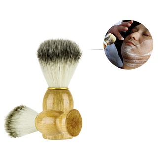 Cepillo De Barba Para hombre De grado alimenticio/brocha De mango De madera Para afeitar/barbacoa/cabello