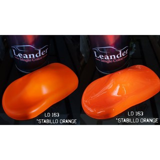 1 litro Leander fluorescente naranja resaltador pintura PU