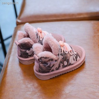 2020 nuevas Botas De invierno para niños S Botas Shell cabeza camuflaje zapatos De invierno para niños y niñas plus De terciopelo zapatos De algodón caliente (6)