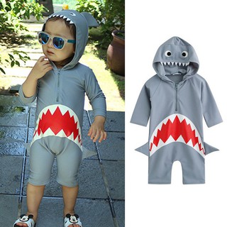 Traje de baño Cool Shark para bebés y niños (Unisex) (1)