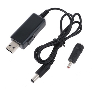 DA USB 5V to DC 5V 9V 12V USB Power Boost Line Adapter 5.5X2.1mm 3.5X1.35mm Connect