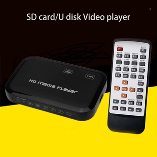 abo Mini Full 1080P USB externo HDD reproductor con SD MMC U Disk soporte MKV AVI HDMI reproductor de vídeo multimedia IR remoto reproductor Blu-ray (1)