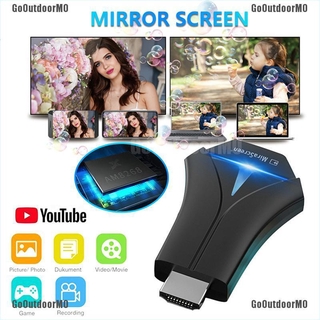 gooutdoormo k12 tv stick wifi receptor de pantalla hdmi adaptador stream cast espejo pantalla