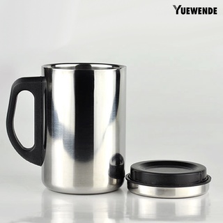 Yu 350/500ml doble pared térmica aislada viaje vaso taza de café cerveza taza de té (2)