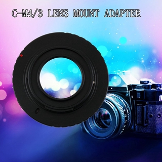 Adaptador de Metal de aluminio negro para Olympus PM1 C lente de montaje a Micro 4/3 M4/3 Interfaz de la lente de la cámara (1)