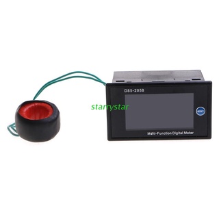 STAR AC Power Meter 40-300V/200-450V Voltage Current Color LCD Display Digita Panel