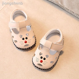 Nuevo estilo sandalias 0-1-2 años de edad bebé mujer de suela suave zapatos de niño masculino bebé antideslizante sandalias de interior
