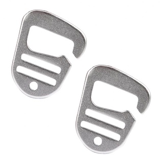 [exterior] 2 piezas de metal g gancho correas hebilla de liberación rápida para mochila correa plata