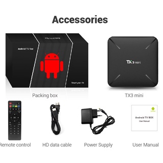 [xiangsizi] mini caja de tv tx3 smart 5g wifi smart quad-core wireless network set top box