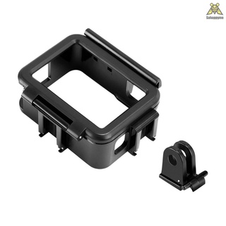 TELESIN Protective Frame Mount Border Housing Case Sport Camera Shell Case with Quick Release Bracket Buckle Thumb Screw Accessories Replacement for GoPro Hero 7 Black/6/5 Action Camera (8)