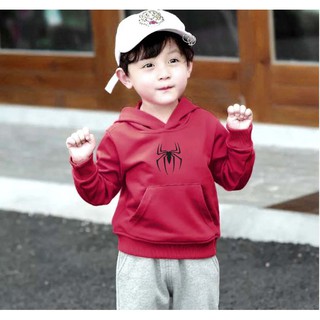 Spiderman LOGO niños sudadera con capucha suéteres Premium Distro prendas de abrigo (1)