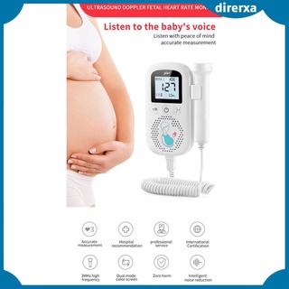 3MHz Doppler Monitor De Tasa Fetal Hogar Para Embarazo Bebé (7)