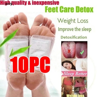 any 10pc Detox Foot Patch Mask Improve Sleep Slimming Foot Care Feet Stickers Weight .