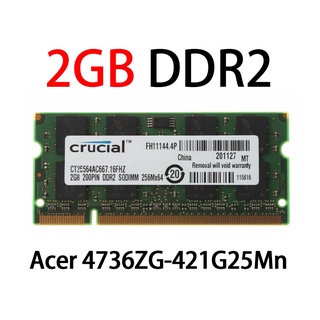 Acer 4736ZG-421G25Mn 2GB PC2-5300S DDR2 667MHz 200Pin CL5 SODIMM memoria SDRAM