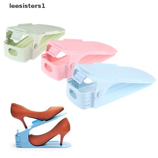 leesisters1 - soporte para zapatos de doble capa, ajustable, almacenamiento de polvo, organizador de zapatos, mx