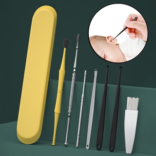 Earwax Removal Kit Portable Professional Cleansing Tool Set Ear Cleaner Care Tool For Adults Kids (1)