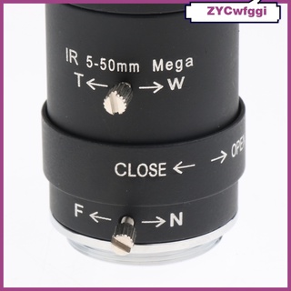 1/3 \"5 50mm F1.6 CS Mount Manual IRIS Focus Varifocal Camera Lens