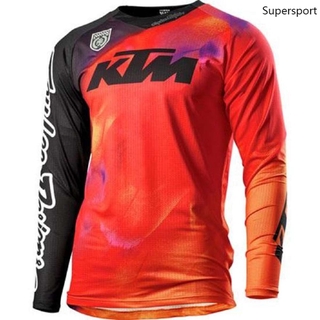 Hombres Motocross Jersey KTM Downhill MTB Racewear motocicleta bicicleta equitación ropa Casual bicicleta carreras camisa