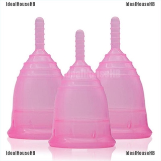 IdealHouseHB Women Period Cup Silicone Reusable Menstrual Cup Feminine Hygiene Period Copa