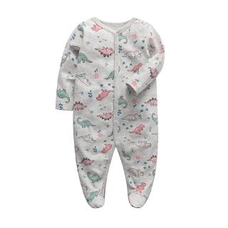 ropa de bebé niñas recién nacido mameluco de pie pijama de algodón (4)