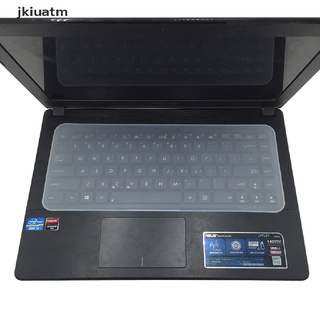 jkiuatm - funda protectora transparente para teclado de silicona universal de 13"14" 15" 17" mx