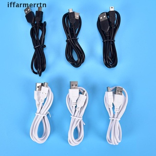[iffarmerrtn] 1 m de largo mini cable usb sincronización y carga plomo tipo a a 5 pines b cargador de teléfono [iffarmerrtn]