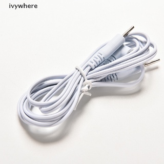 ivywhere electroterapia electrodo cables de plomo para tens masajeador 2,5 mm conexión mx