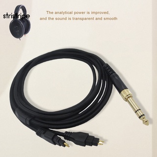 (Stristripe) Lightweight Audio Cord 3.5mm 2Pin Headphone Driver-free Audio AUX Cable Rust-proof