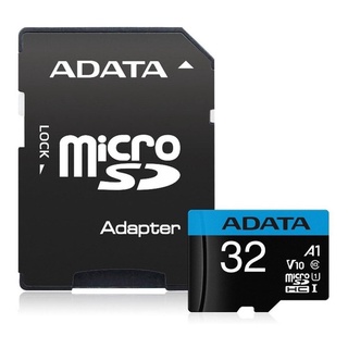 Tarjeta de memoria micro SD 32GB clase 10 con adaptador ADATA AUSDH32GUICL10A1-RA1