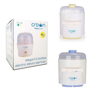 Crown esterilizador 6 botellas - esterilización eléctrica a vapor esterilización de vapor bebé botella de leche CR088